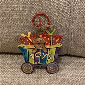 Round Top Collection Toys Train Metal Christmas Ornament
